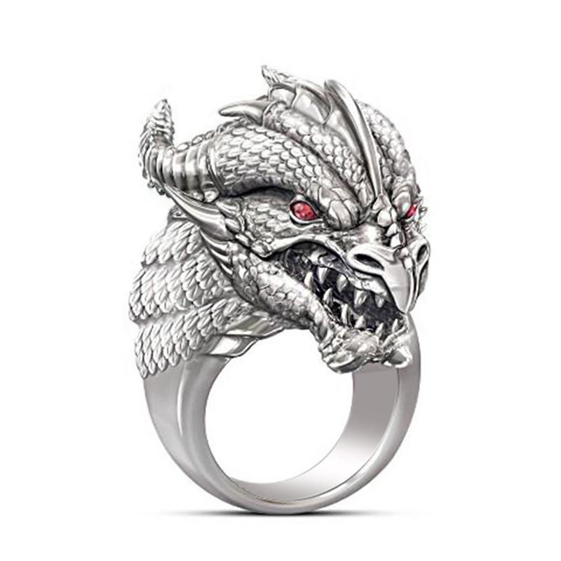 Phiên Bản Hàn Quốc Thời Trang 925 Bạc Vintage Punk Thép Không Gỉ Bibcock Ring Đối Với Nam Và Nữ Wedding Anniversary Quà Tặng, Sinh Nhật Đảng Trang Sức