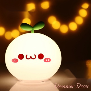 ĐÈN CỦ CẢI ĐỔI MÀU CUTE