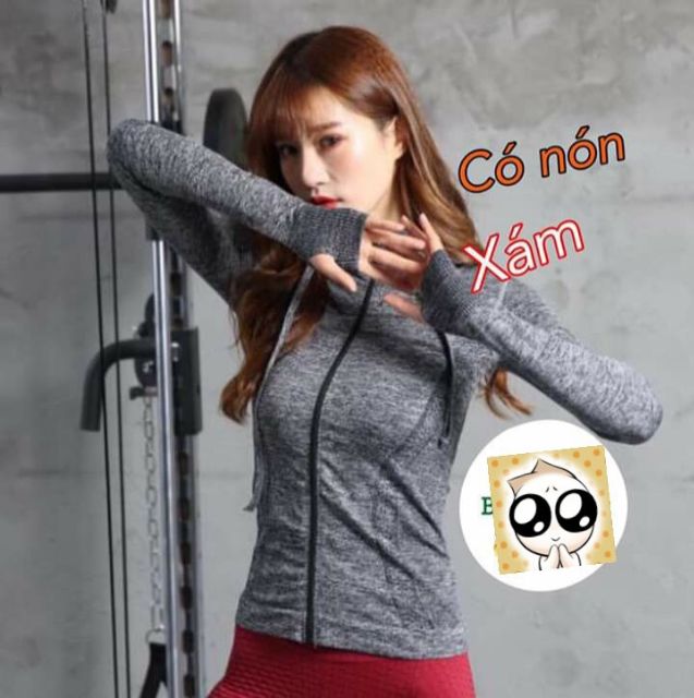 Áo khoác thể thao 3M có nón. Có size Đại S, M, L, XL, XXL [36-70kg]. Áo khoác tập Gym, tập Yoga. MẪU MỚI hàng nhập