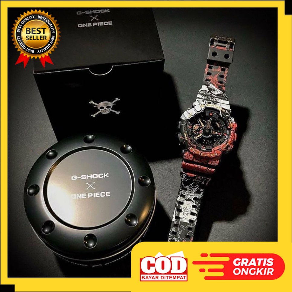 CASIO Mới Đồng Hồ Đeo Tay G-SHOCK X ONE PIECE Cá Tính Cho Nam Đèn Tự Động Ga-110