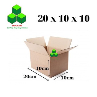 Combo 100 hộp carton 20x10x10 / thùng carton / thùng giấy carton
