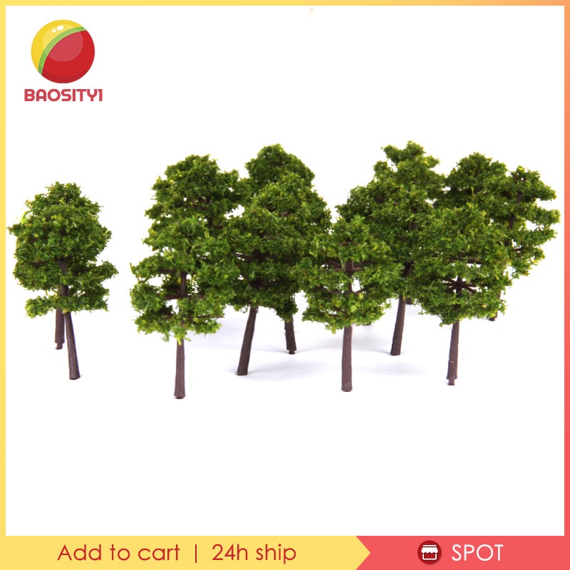 Set 80 mô hình cây cảnh trang trí tỉ lệ 1:250