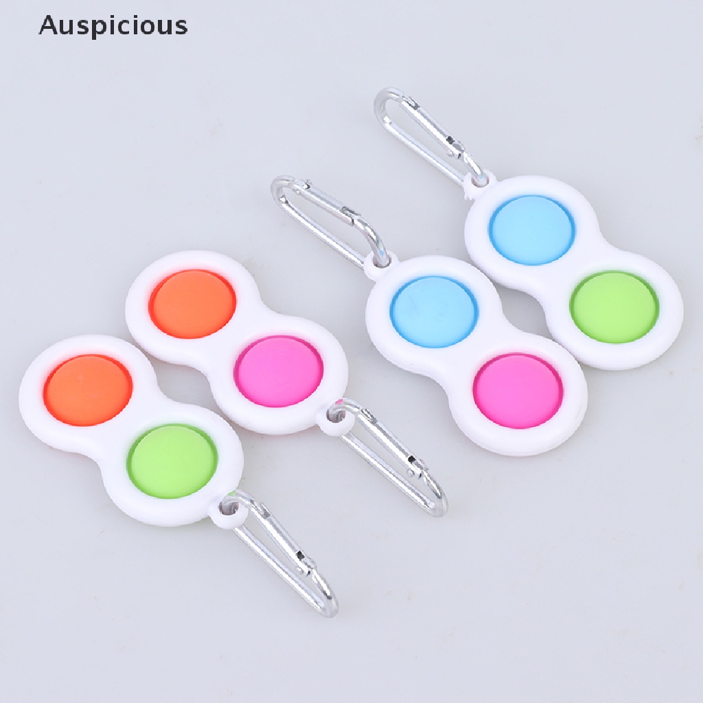 Móc khóa Pop it  Hapi Toys - Đồ chơi bóp bóng viền nhựa pvc nhiều hình