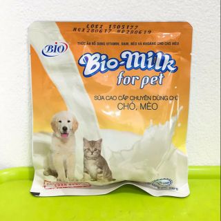 SỮA BỘT THAY THẾ CHO CHÓ MÈO BIO MILK 100g
