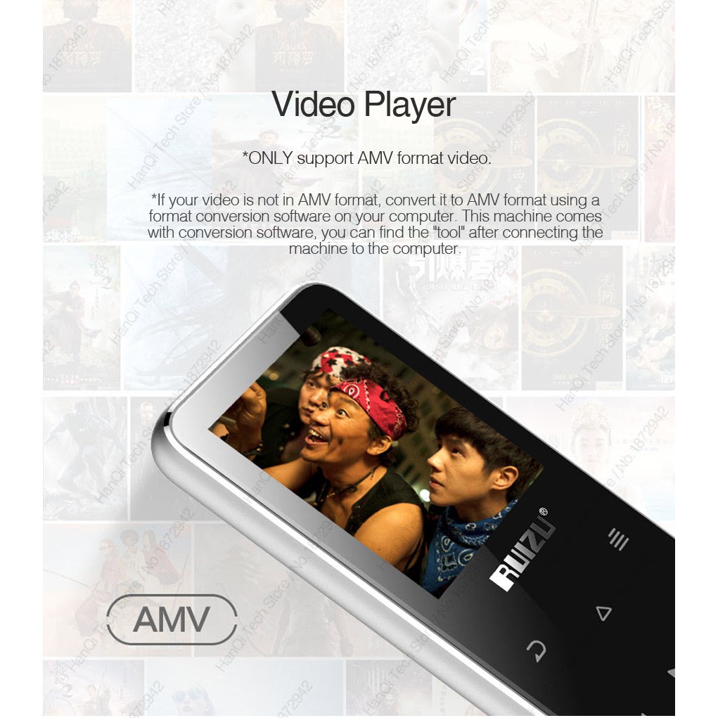 RUIZU X16 8 gb MP3 MP4 Kỹ Thuật Số Máy Nghe Nhạc 1.8 inch Bluetooth Loa Âm Nhạc Máy Nghe Nhạc Âm Thanh &amp; Video Player FM