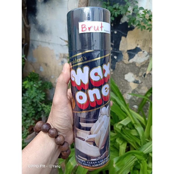 Bình Dầu xịt Waxone đánh bóng đồ nệm da đồ gỗ nội thất xe hơi Wax One chính hãng 450ml
