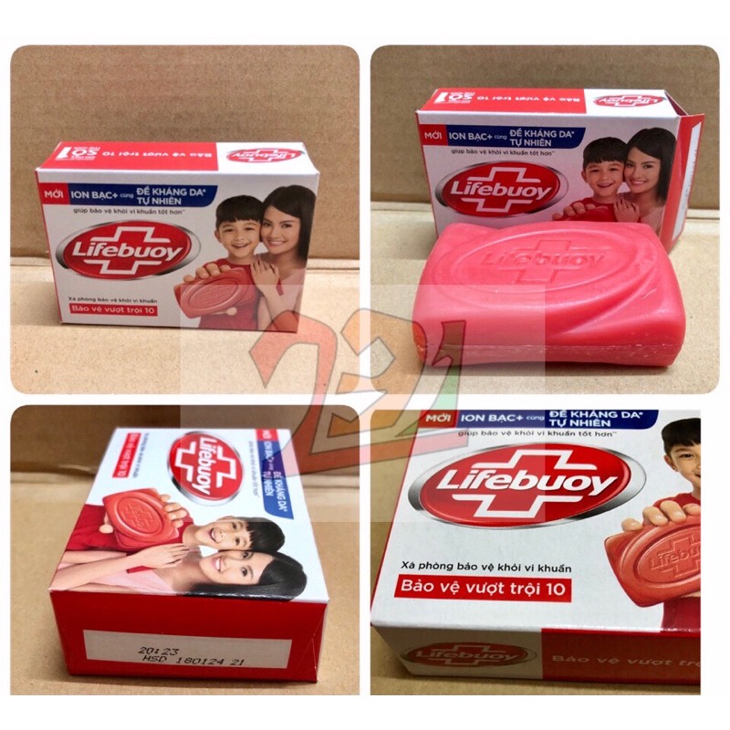 Hộp Bánh Xà Bông Diệt khuẩn Lifebuoy Bảo Vệ Vượt Trội 90g | BigBuy360 - bigbuy360.vn