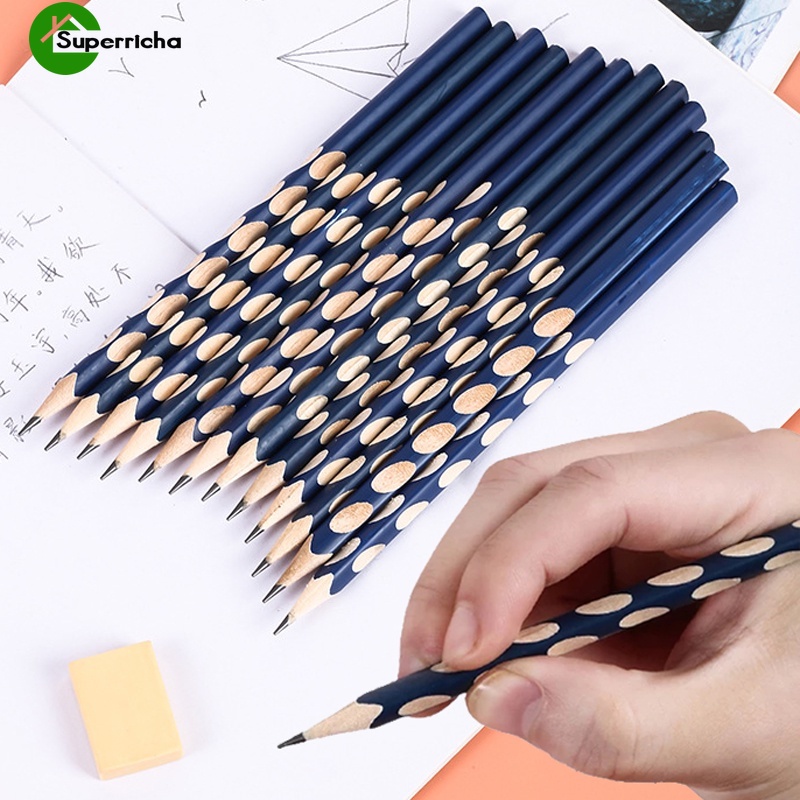 Bút chì gỗ hình tam giác không độc hại dành cho học sinh
