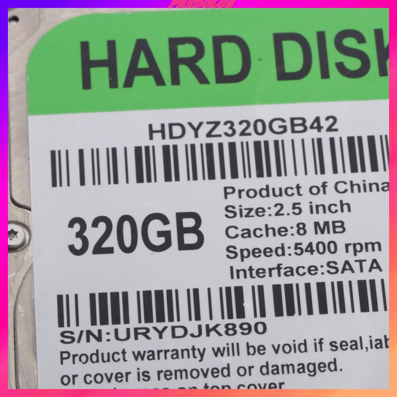 Ổ Đĩa Cứng Laptop Universla2 2.5 Inch 320gb Sata 2 8m 5400rpm | BigBuy360 - bigbuy360.vn