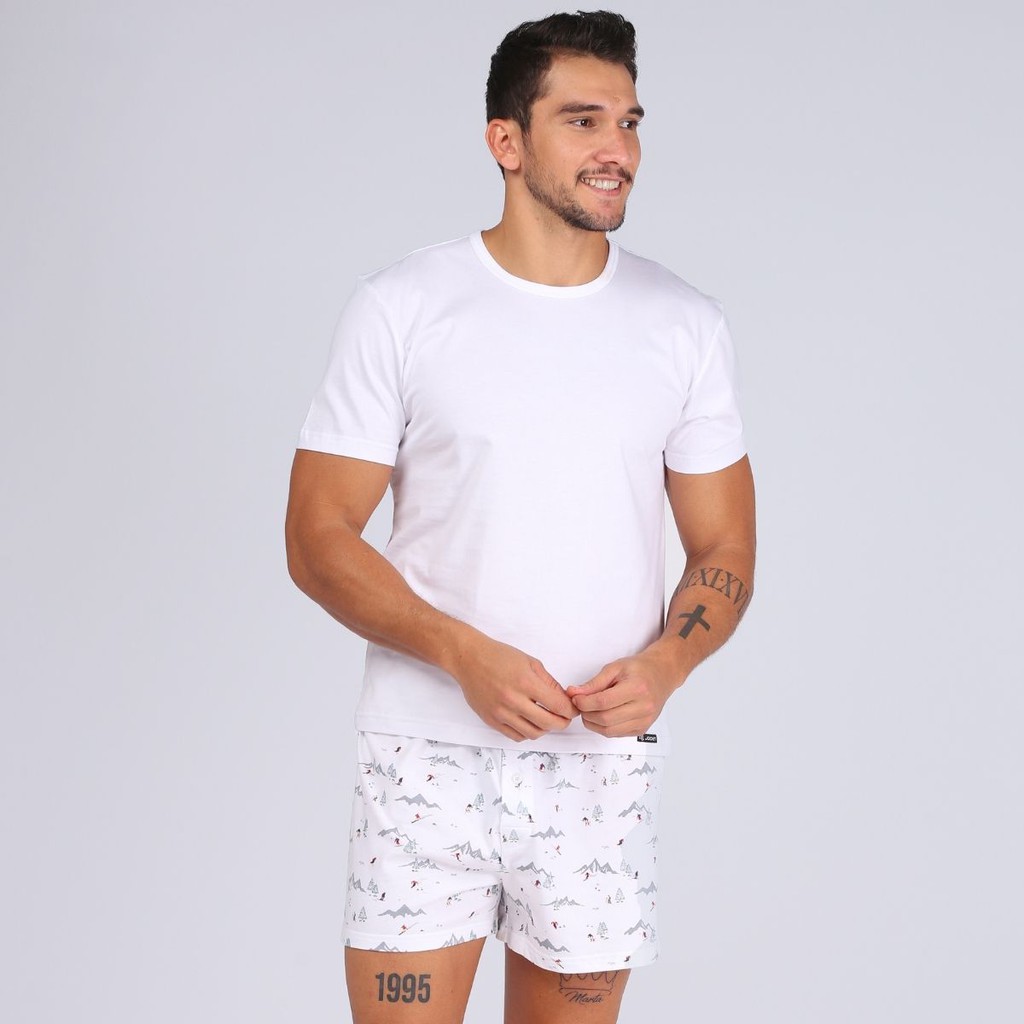 Áo Thun Nam Jockey Ngắn Tay Thun Cotton Màu Trắng - JNMT2110-61 | BigBuy360 - bigbuy360.vn