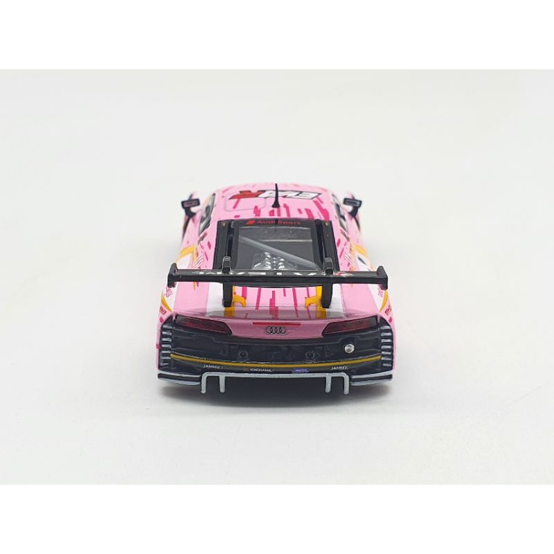 Xe Mô Hình Audi R8 LMS Production Model Custom Type-08 X Works R8 1:64 Pop Race ( Hồng )