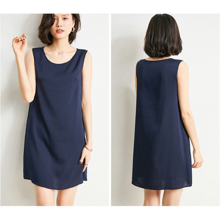 váy ngủ lụa(FREESHIP)Đầm ngủ  đầm mặc nhà thanh lịch chất liệu lụa hàn cao cấp, mát, mềm mịn không nhăn vn23 | BigBuy360 - bigbuy360.vn