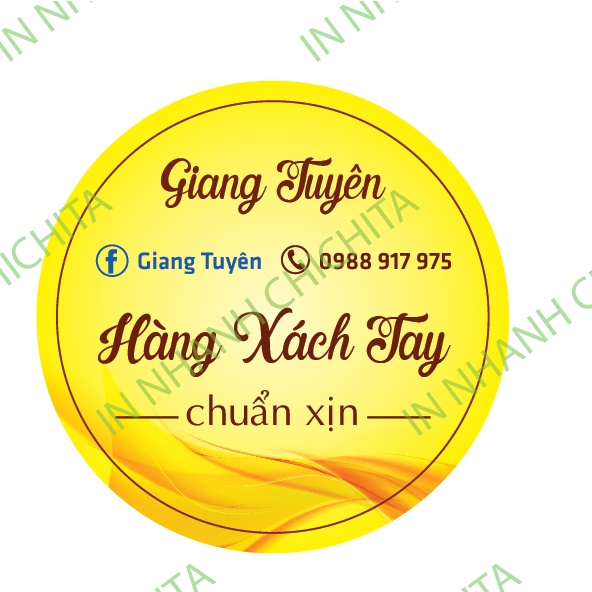 [Combo] 100 tờ A3 - in Tem giấy cán bóng, bế theo yêu cầu - đẹp - nhanh - rẻ