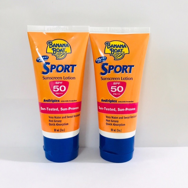 KEM CHỐNG NẮNG THỂ THAO BANANA BOAT SPORT SPF50 90ML