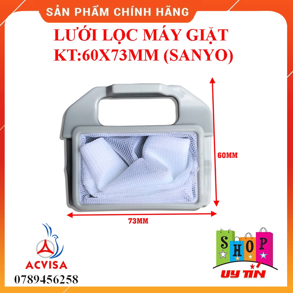 Túi lọc, lưới lọc máy giặt Sanyo (3 loại kích thước)