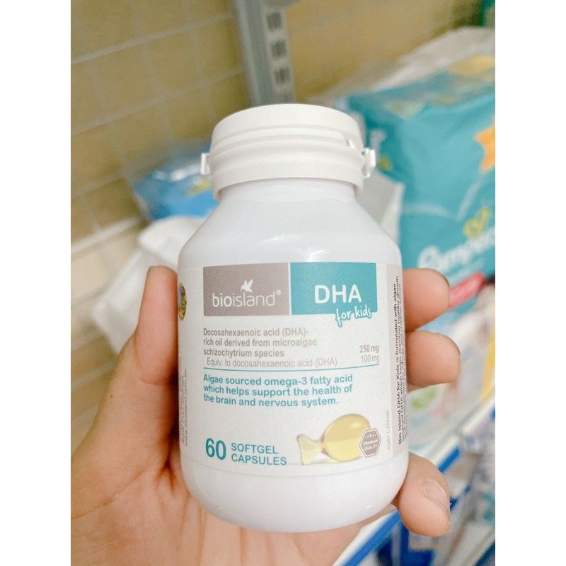 Kẽm-DHA-Canxi Bioisland dành cho bé yêu