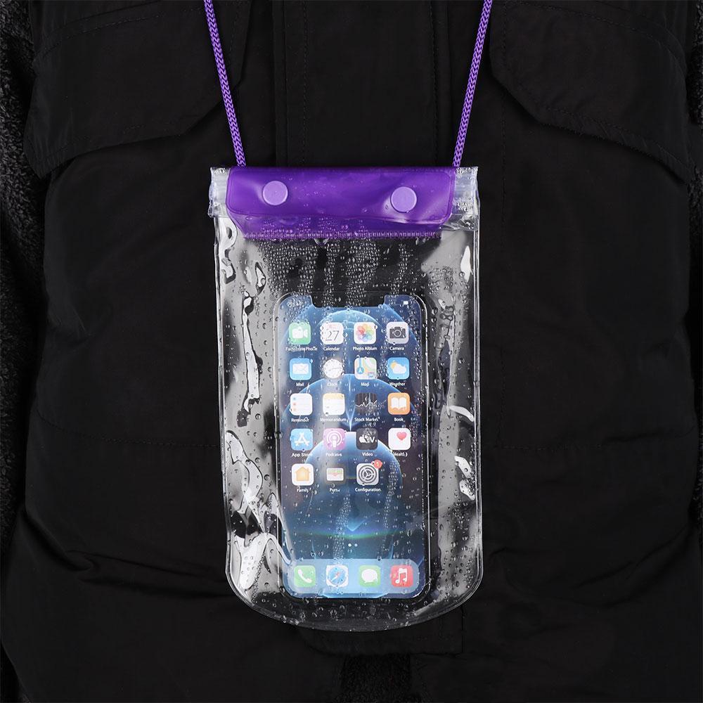 MAYSHOW Túi Đựng Điện Thoại Bằng PVC Trong Suốt Đeo Cổ Chống Thấm Nước Tiện Dụng Khi