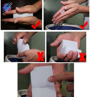 ✅COD❤✨ 3Pcs/Set Lightweight Car Clean Magic Sponge Eraser Clean Washing Kit