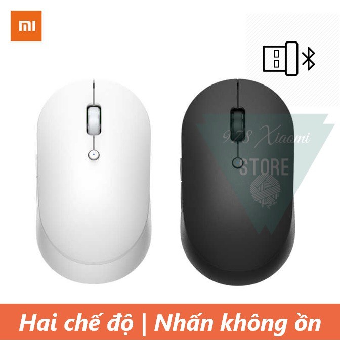 Chuột thông minh Xiaomi Silent Edition - Chuột Xiaomi Mi Dual Mode Wireless Mouse Silent Edition