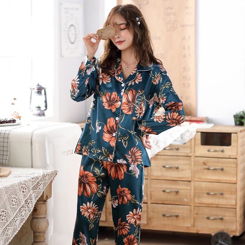 [Xả Kho 3 Ngày] ☘️Bộ lụa mặc nhà☘️Đồ Ngủ Pijama Lụa Satin Phi Lụa - Elsa | BigBuy360 - bigbuy360.vn