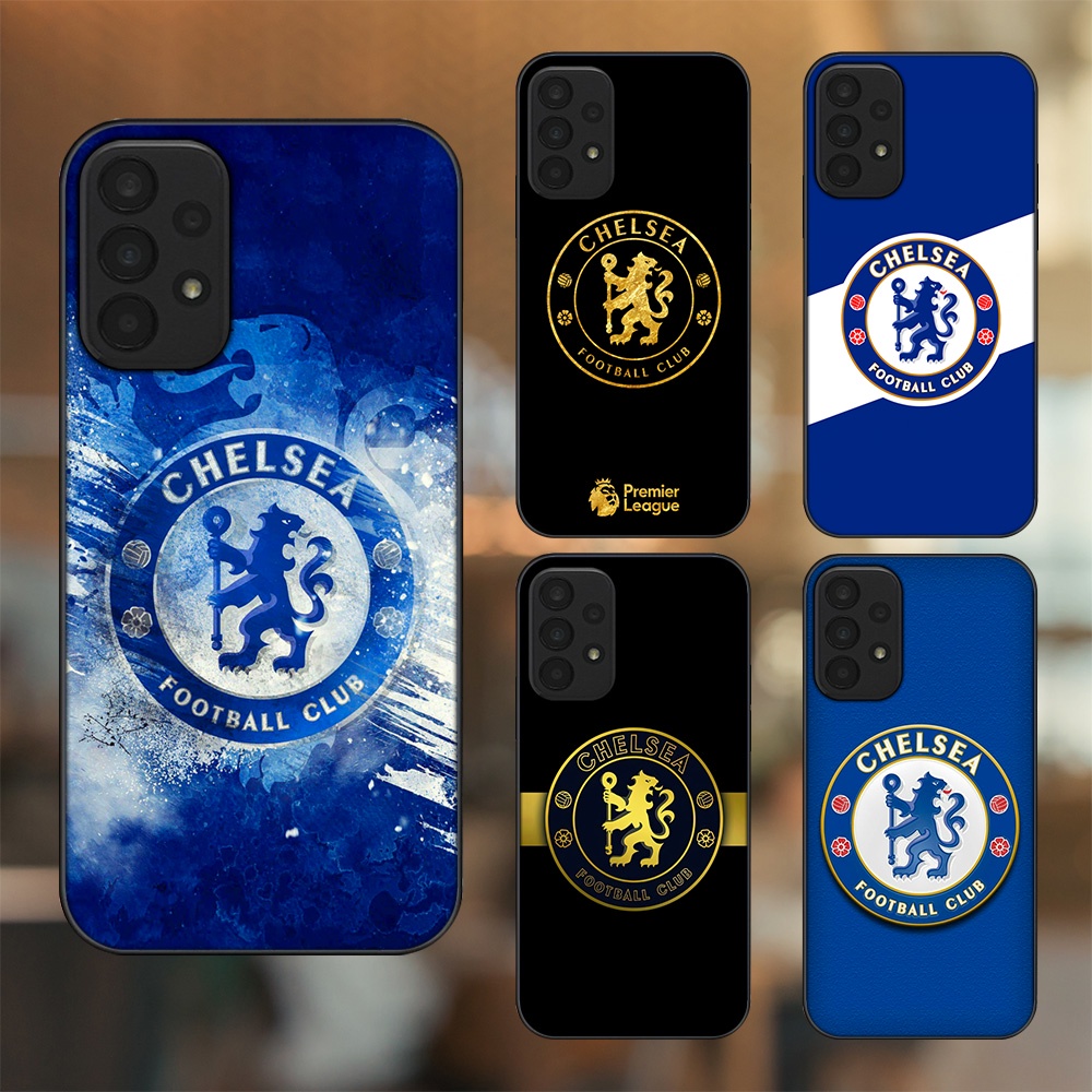 Ốp lưng Samsung A23 viền đen in hình Chelsea FC