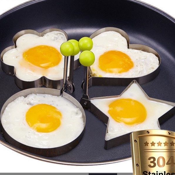 1 Khuôn Chiên Trứng, Làm Bánh Xếp Được Làm Từ Thép Không Gỉ, Dùng Cho Nhà Bếp