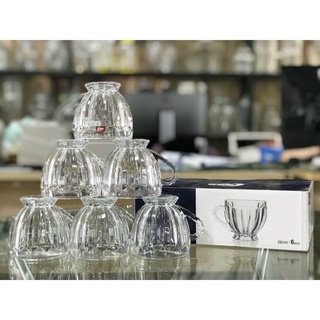 Bộ 6 cốc thủy tinh có quai