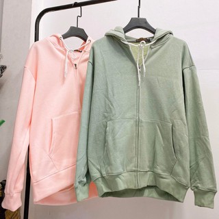 Áo Khoác Zip Trơn unisex