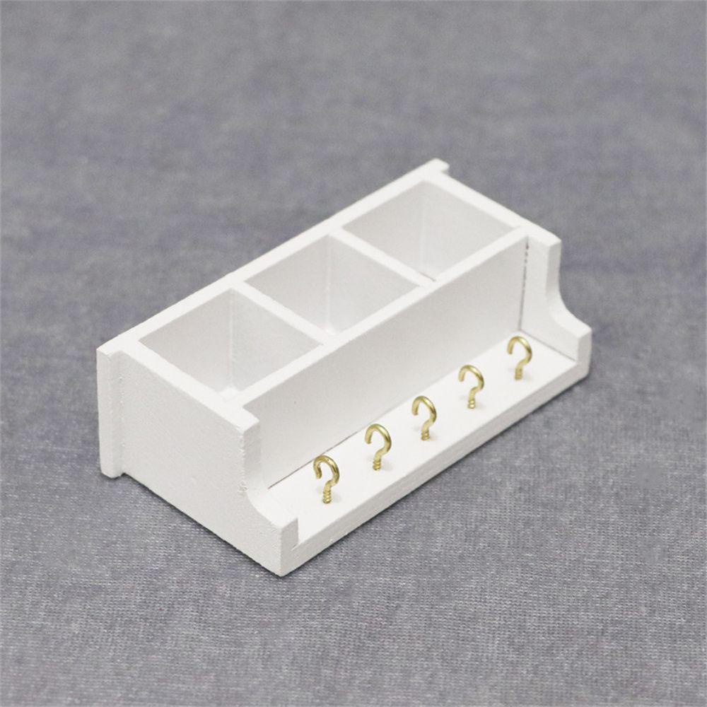Mô Hình Kệ Bếp Mini Màu Trắng Dùng Trang Trí Độc Đáo