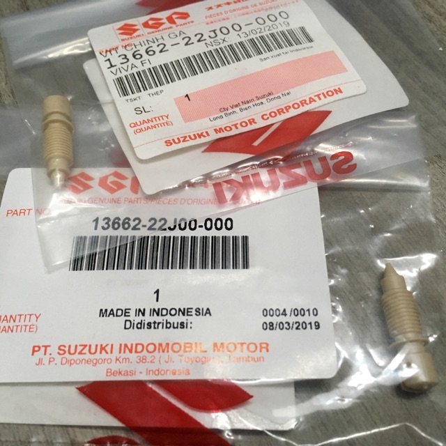 Vít chỉnh gió cho Suzuki Viva fi 115cc