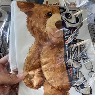 Áo Thun Gấu Teddy Robot có bigsize vải thun cực chất
