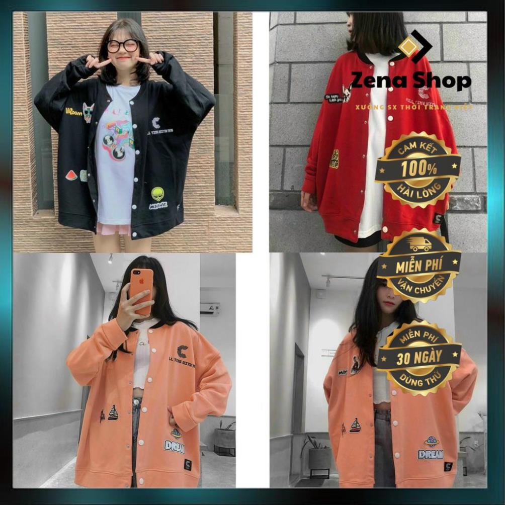 [Video+Ảnh] Áo Khoác Nỉ Cardigan Unisex Form Rộng Nam Nữ In Hình Hoạt Hình Ulzzang UC-6AB5-9041-KNN0