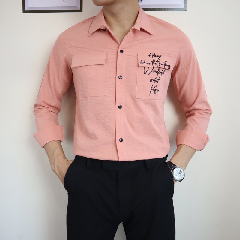 áo sơ mi tay dài đũi cao cấp