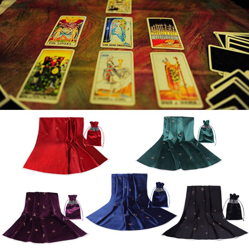 Tấm Lót Bàn Lá Bài Tarot 31x31In Tiện Dụng