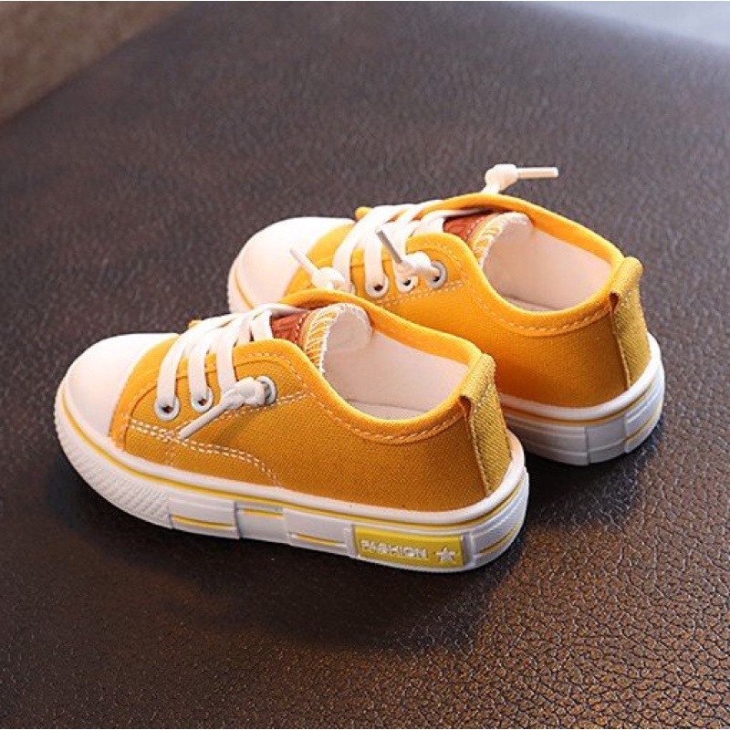 Giày thể thao canvas cho bé trai bé gái -giầy cho bé 2-8 tuổi phối màu có dây siêu đế mềm siêu êm chống trượt CV2161
