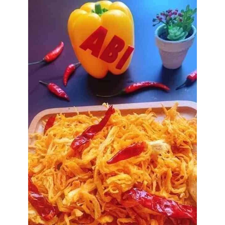 [Mua 5Abi tặng 1sate Abi] KHÔ GÀ CAY BƠ TỎI XÉ SỢI ABI SNACK | BigBuy360 - bigbuy360.vn