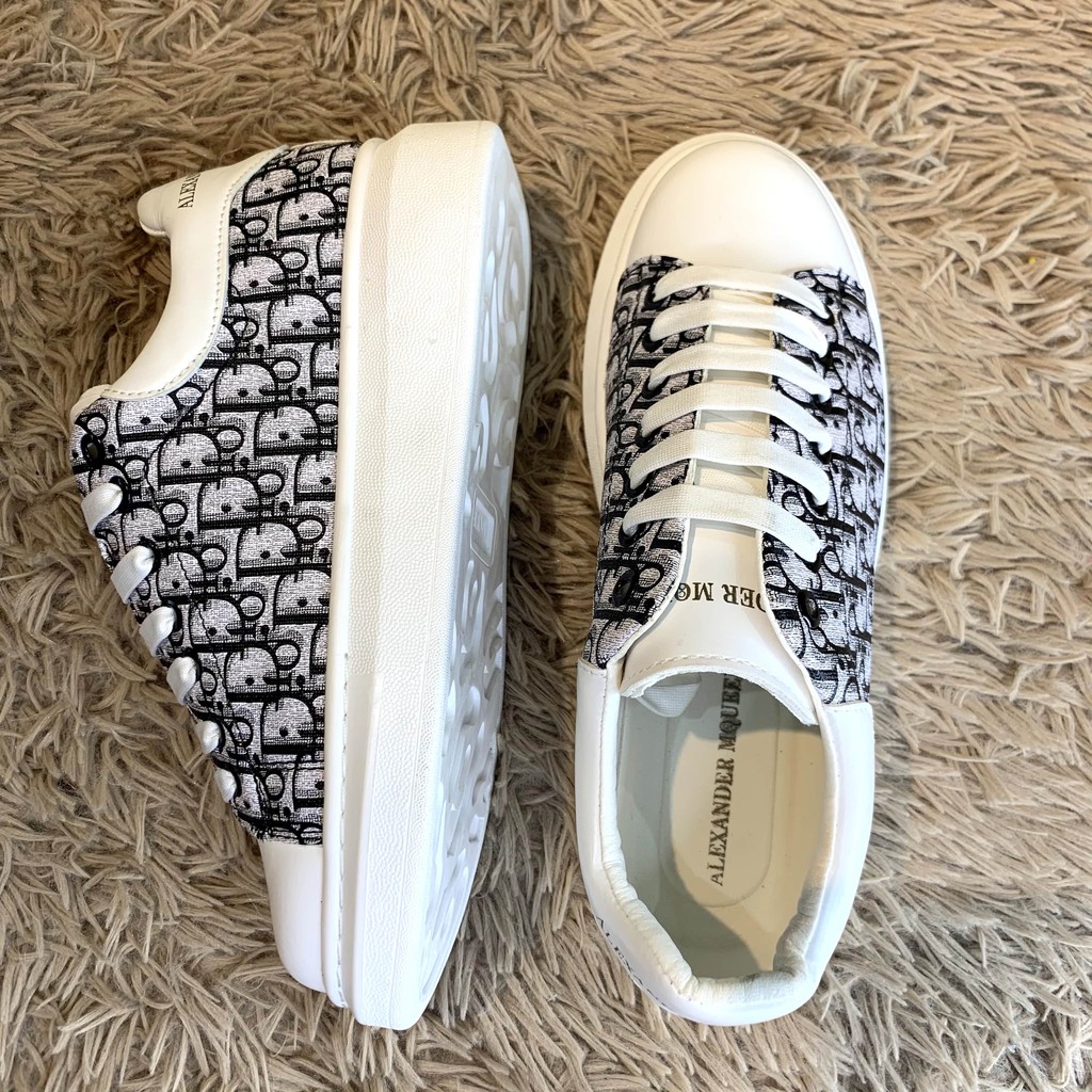 Giày thể thao Ammy, giày nam hoạ tiết dio, sneaker nam nữ tăng chiều cao 2021