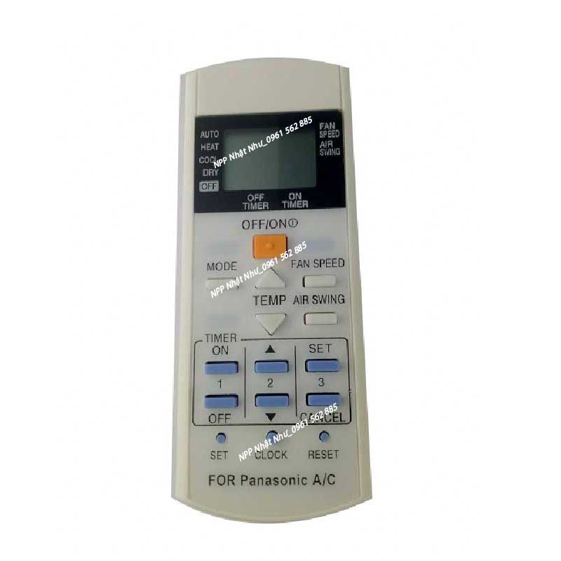 Điều Khiển Điều Hòa Panasonic_Tổng Hợp Các Mẫu Remote Sử Dụng Cho Máy Lạnh Panasonic 2021 (Kèm Ảnh Thật)