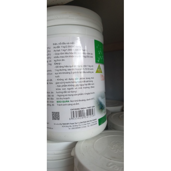 VIME- BACILLUS MEN VI SINH XỬ LÍ ĐÁY, TRONG SẠCH AO NUÔI.