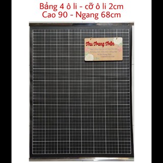 🌟Bảng 4 ô li - cỡ ô li 2cm - Cao 90_Ngang 68cm (ko nẹp)