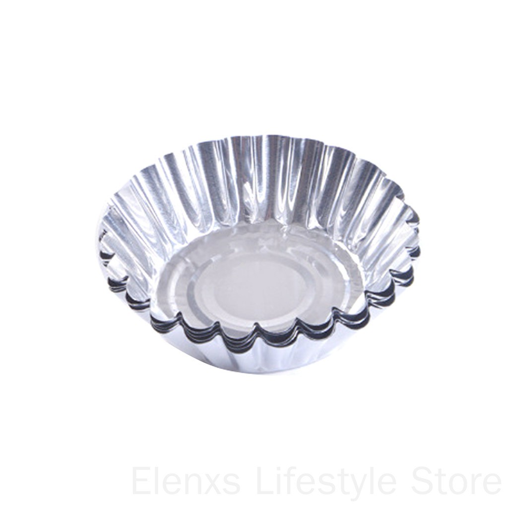 Set 50 khuôn giấy bạc lót làm bánh trứng chống dính tiện lợi chất lượng cao