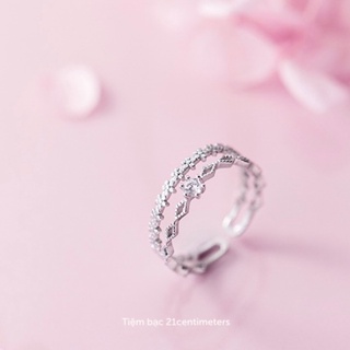 Nhẫn bạc Delia Nhẫn bạc Tiệm bạc 21Centimeters