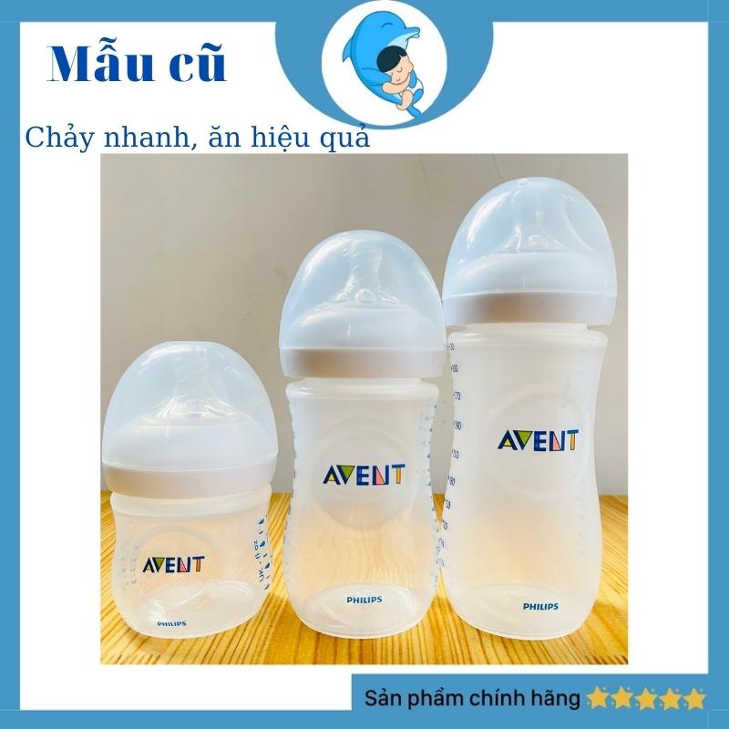 Bình Sữa Philips Avent Natural 125/260/330ml Cổ Rộng Chống Đầy Hơi Và Chống Sặc 100% Chính Hãng Mẫu Mới