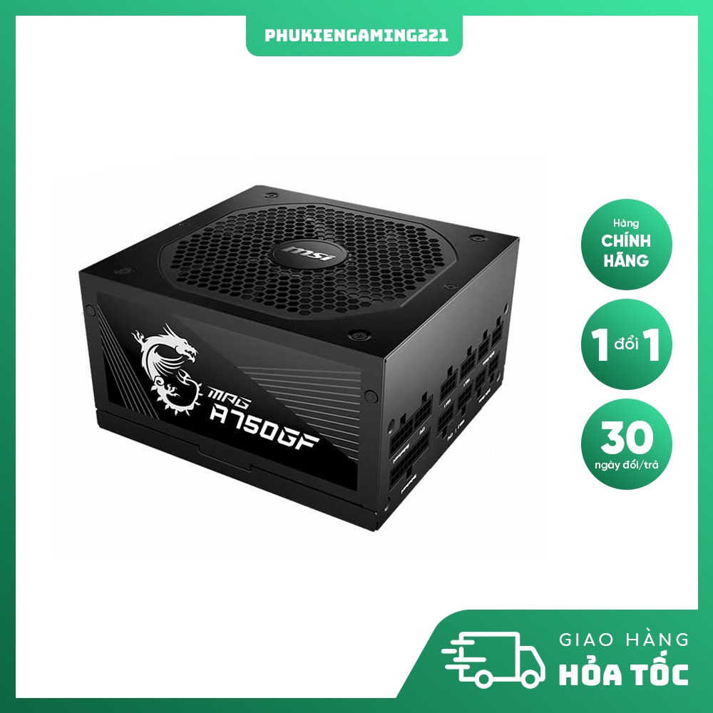 Bộ Nguồn Máy Tính - MSI MPG A750GF | A850GF - Chuẩn 80Plus Gold - Bảo Hành 10 Năm - Hàng Chính Hãng