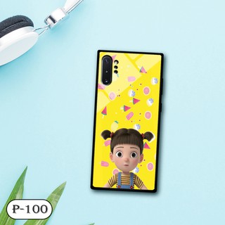 Ốp lưng kính 3D Samsung Galaxy Note 10 Plus- cute