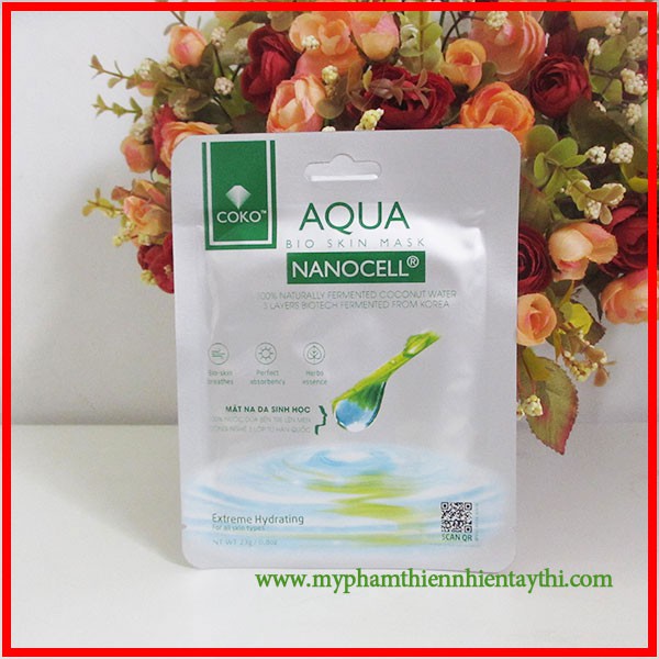 Mặt Nạ Sinh Học Dưỡng Ẩm Coko Aqua