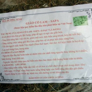 Trà dưỡng sinh Giảo Cổ Lam Sapa chuẩn 7 lá bịch to đùng 1kg