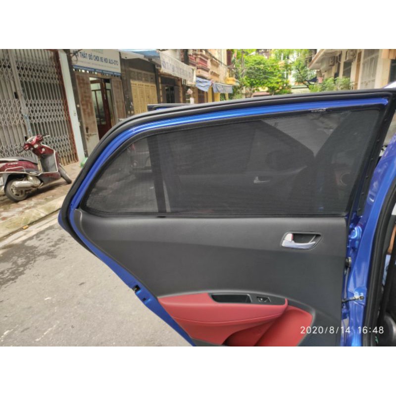 Rèm Che Nắng Nam Châm i10 2014 - 2020. 2021 - 2022 bản Hatback và Sedan