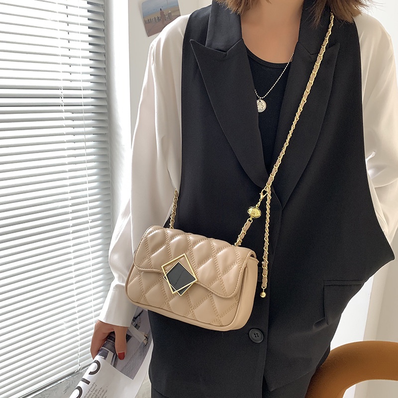 IELGY Túi Đeo Chéo Đính Kim Cương Giả Kiểu Cổ Điển Thời Trang Cho Nữ