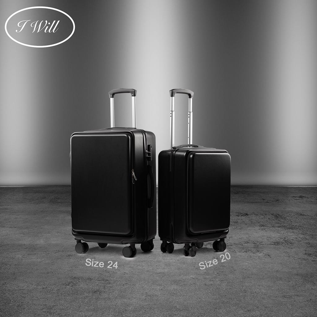 Vali Doanh Nhân 2 size 20/24 chất liệu nhựa PP màu hồng phấn